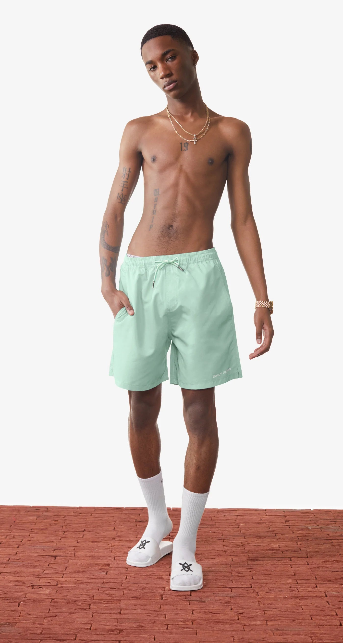 Etype Swim Shorts Green
