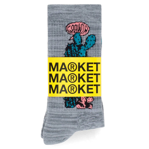 GROWTH MARKET CACTUS SOCK BLUE