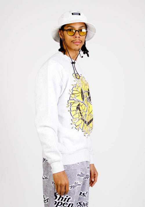 Glass Smiley Crewneck