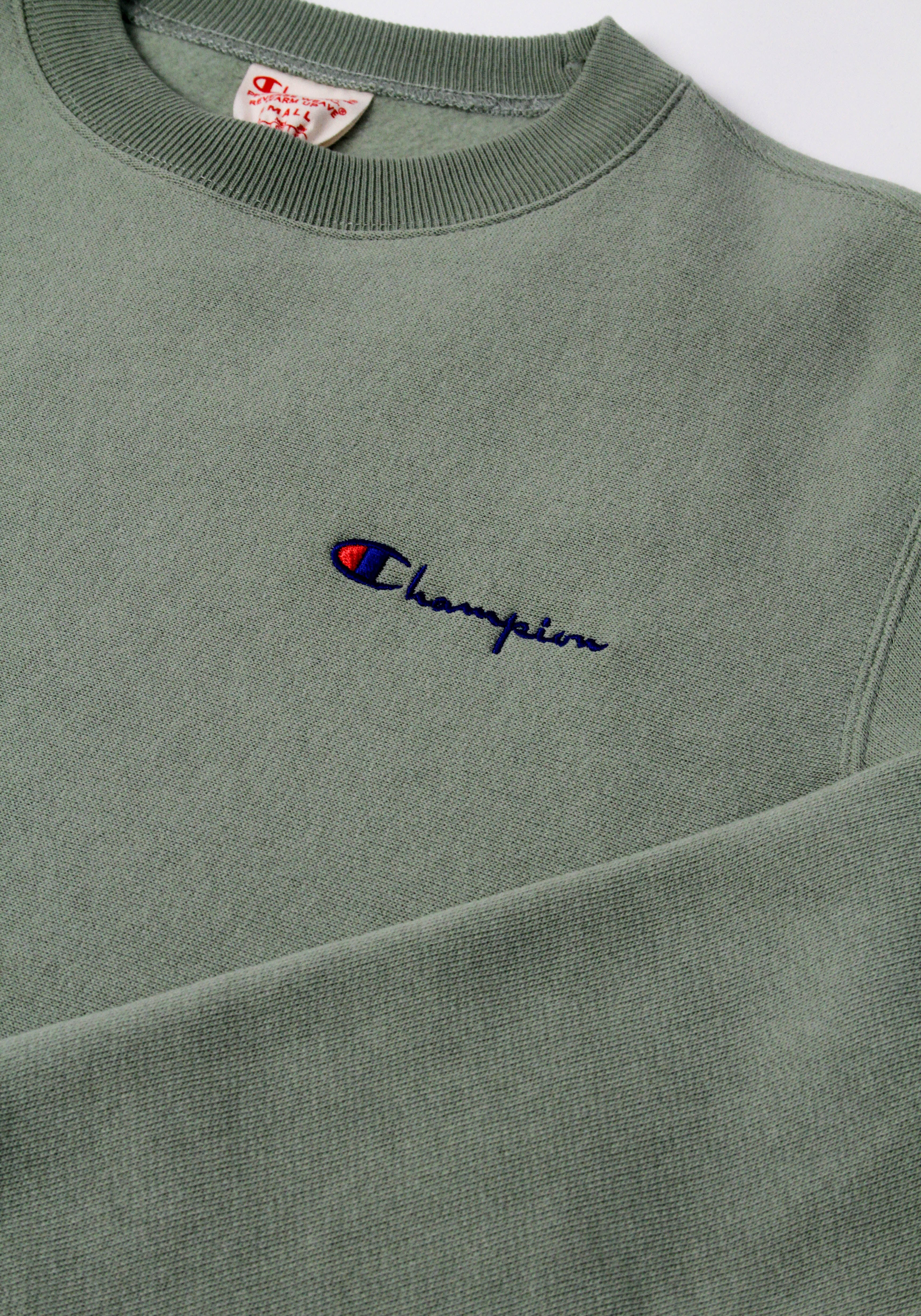 Script Logo Back Reverse Weave Sweatshirt