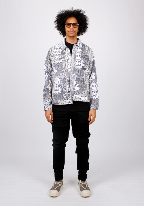 Speech Bubble Denim Jacket