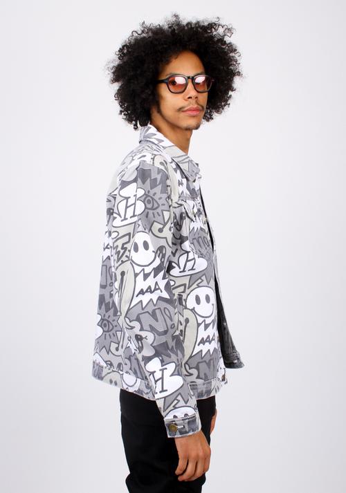Speech Bubble Denim Jacket